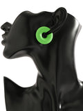 Momentlover Solid Color Geometric Ear Clip