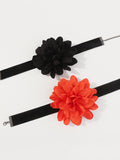 Three-Dimensional Flower Chains Necklaces Accessories