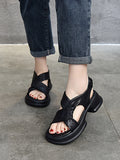 Momentlover Open Toe Sandals Platform Shoes