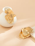 Momentlover Solid Color Geometric Drop Earrings