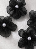 Momentlover Three-Dimensional Flower Drop Earrings