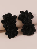 Momentlover Three-Dimensional Flower Drop Earrings
