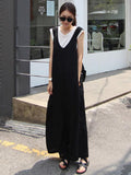 Momentlover Loose Simple T-shirt and Jumpsuits Suits