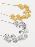 Solid Color Leaves Shape Necklaces Accessories