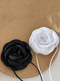 Lace-Up Flower Shape Necklaces Accessories Dainty Necklace