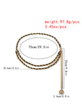 Momentlover Vintage Fashion Geometry Waist Chain