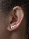 Momentlover Leaf Pattern Earring Accessories