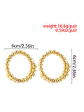 Momentlover Original Punk Geometric Earrings Accessories