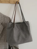 Momentlover Simple Casual Canvas 3 Colors Bag