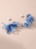 Momentlover Three-Dimensional Flower Drop Earrings
