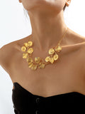 Solid Color Leaves Shape Necklaces Accessories