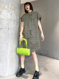 Momentlover Urban Summer Loose Printed Midi Dress
