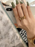 Momentlover Original Simple Cool Solid Color Ring