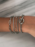 Momentlover Original Simple Rhinestone Chains Bracelet
