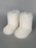 Momentlover Solid Color Round-Toe Keep Warm Boots