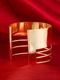 Momentlover Solid Color Hollow Geometric Bracelet Accessories