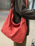 Momentlover Casual Canvas Solid Color Bags Accessories