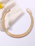 Solid Color Snake Chain Adjustable Necklaces Accessories