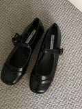 Momentlover Split-Joint Round-Toe Round Cut Mary Janes