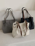 Momentlover Simple Casual Canvas 3 Colors Bag
