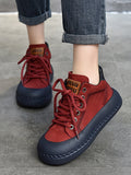Momentlover Tied Round-Toe Shoes Booties