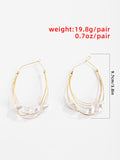 Momentlover Normcore Tasseled Pearl Ear-Ring
