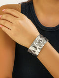 Momentlover Solid Color Geometric Bracelet Accessories
