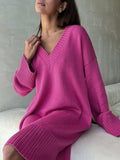 Momentlover Barbiecore Oversized Sweater Dress FC9514
