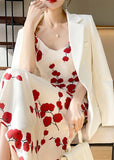 Momentlover Classy Black V Neck Dot Print Silk Maxi Slip Dress Summer LY1727