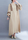 Momentlover Natural Black Embroideried Cotton Holiday Dress Bracelet Sleeve LY1577