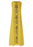 Momentlover Women White V Neck Print Chiffon Vacation Dresses Summer LY1929