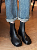 Momentlover Split-Toe Split-Joint Chelsea Boots Boots