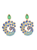 Momentlover Vintage Peacock Shape Earrings Accessories