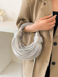 Momentlover Fashion Solid Color Tasseled Bags Accessories