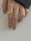 Momentlover Original Simple Cool Solid Color Ring