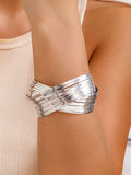Momentlover Solid Color Geometric Bracelet Accessories