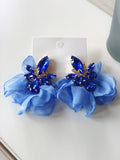 Momentlover Flower Shape Drop Earrings