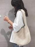 Momentlover Simple Solid Color Chic Knitting Bags Accessories