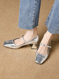 Momentlover Split-Joint Pumps Mary Janes