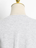 Momentlover Stylish Selection Short Sleeves Loose Drawstring Split-Joint Round-Neck Mini Dresses