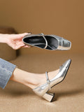 Momentlover Split-Joint Pumps Mary Janes
