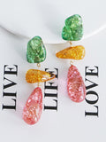 Momentlover Geometric Drop Earrings