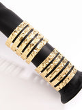 Momentlover Solid Color Hollow Geometric Bracelet Accessories