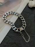 Stylish Selection Two Pieces Chains Bracelet Accessories + Necklaces Accessories