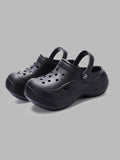 Momentlover Hollow Sandals Crocs