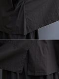 Momentlover Casual Buttoned Cardigan Top&Elasticity Skirt 2 Pieces Set