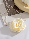 Lace-Up Flower Shape Necklaces Accessories Dainty Necklace