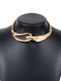 Solid Color Hollow Geometric Necklaces Accessories