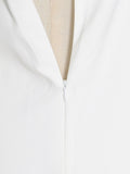 Momentlover Simple Sleeveless Loose Feathers Solid Color Midi Dresses