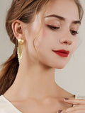 Momentlover Original Creation Tasseled Geometric Earrings Accessories